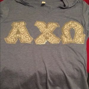 Medium stitched letters